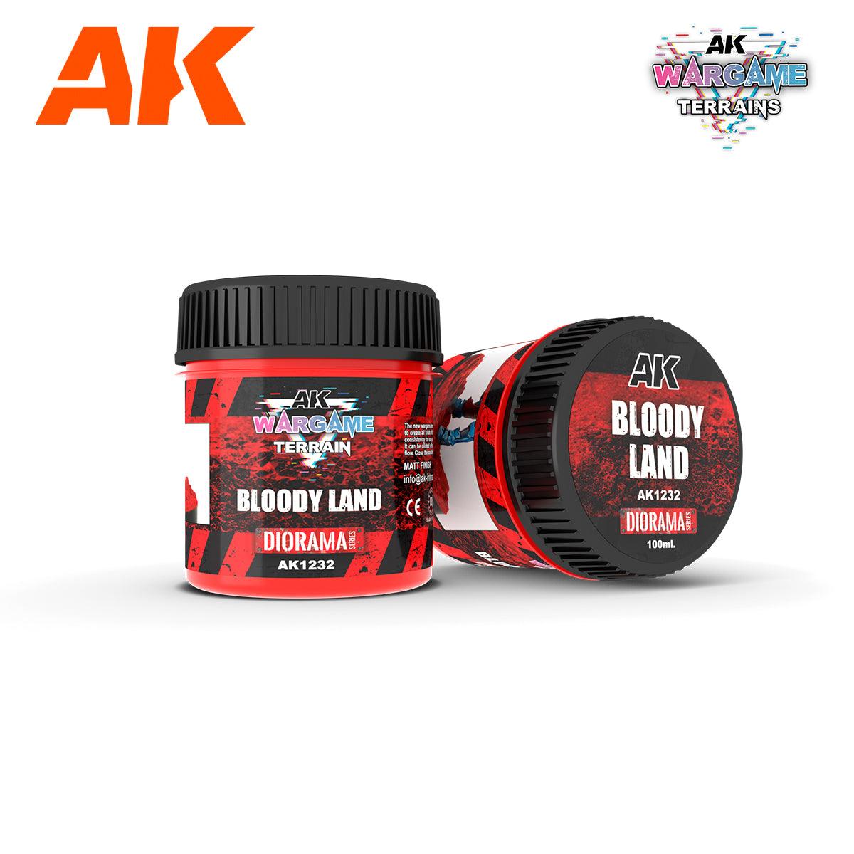 AK Interactive Battle Ground Terrains Bloody Land 100ml AK1232 - Hobby Heaven