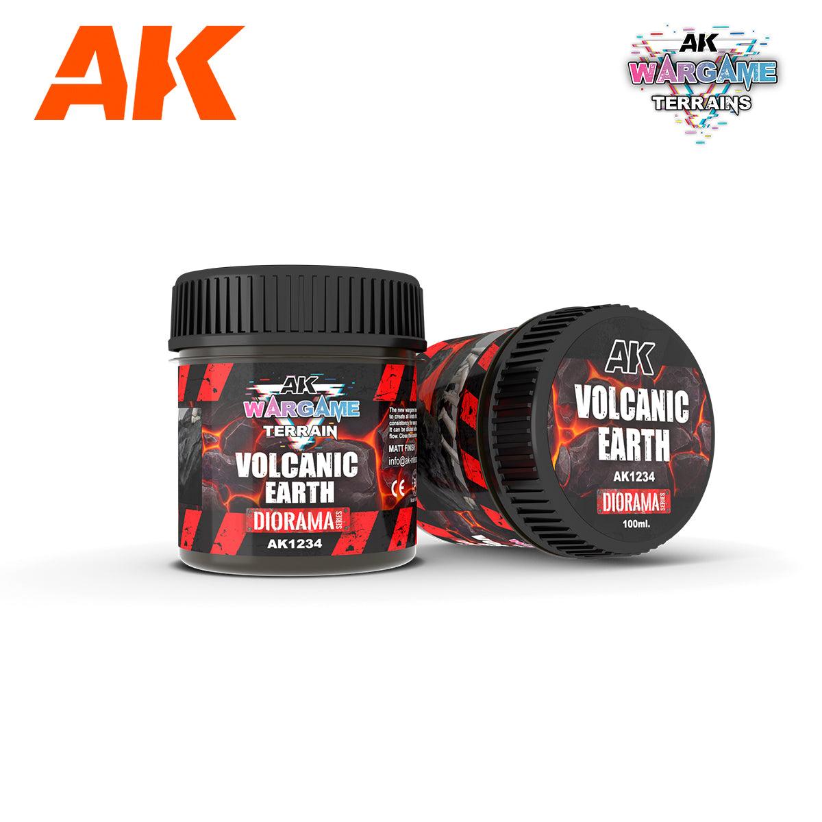 AK Interactive Battle Ground Terrains Volcanic Earth 100ml AK1234 - Hobby Heaven