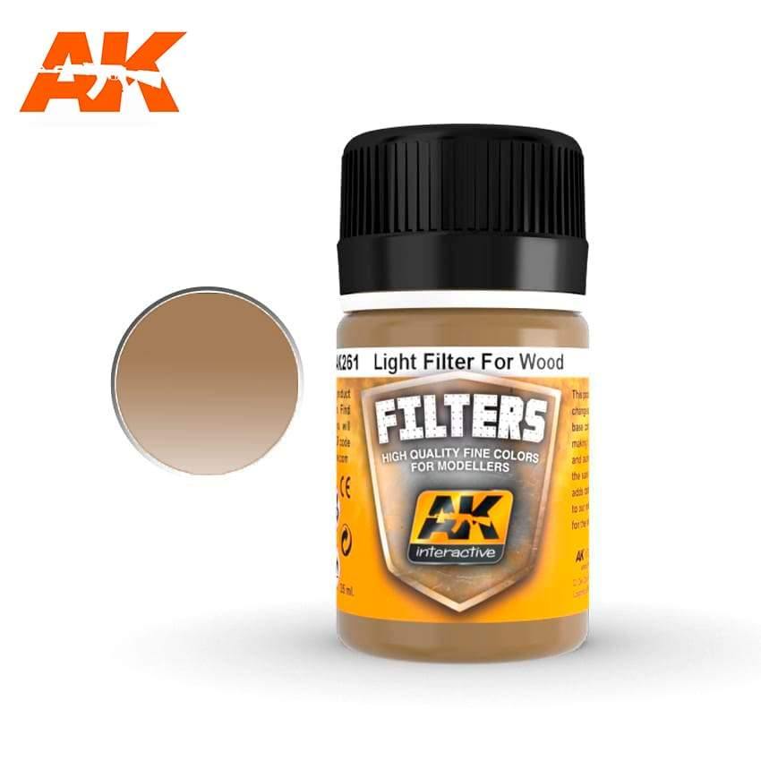 AK Interactive Light Filter for Wood 35ml - Hobby Heaven