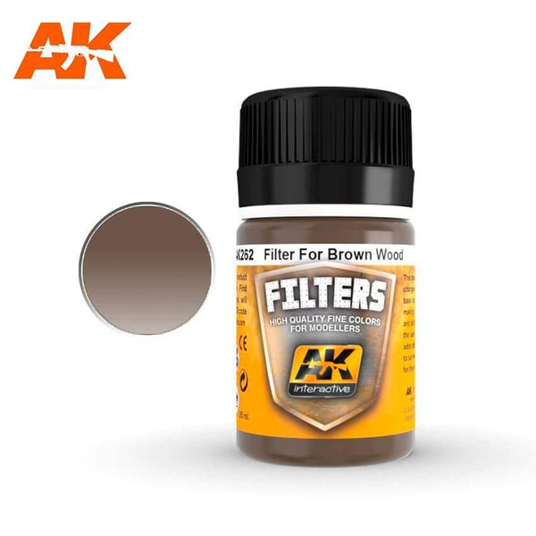 AK Interactive FIlter for Brown Wood 35ml - Hobby Heaven