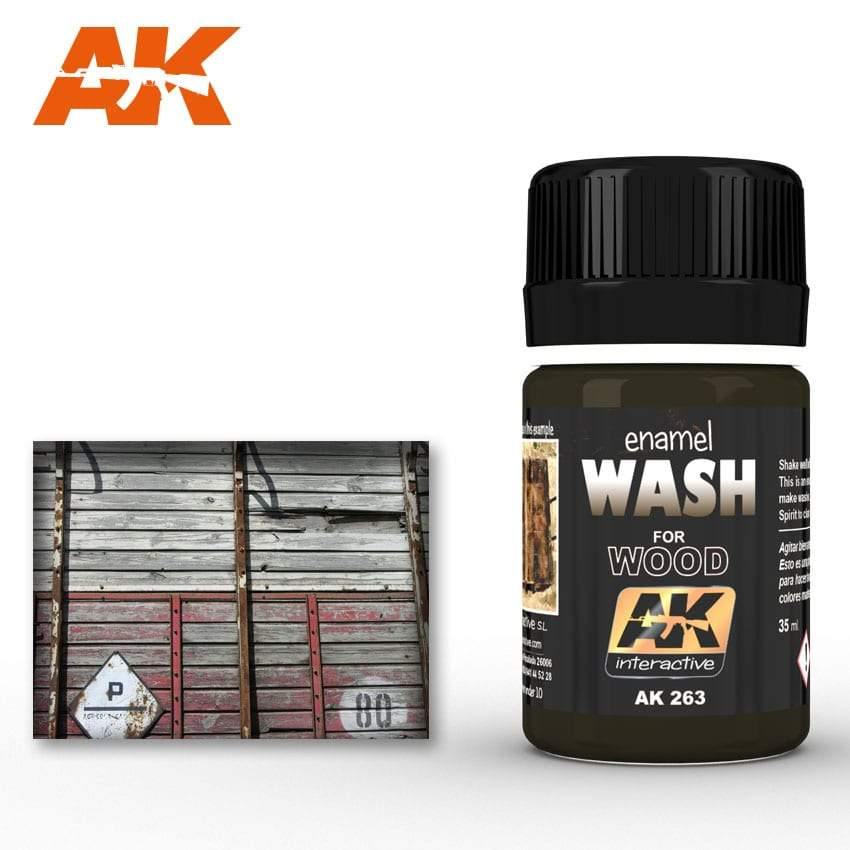 AK Interactive Wash for Wood 35ml - Hobby Heaven