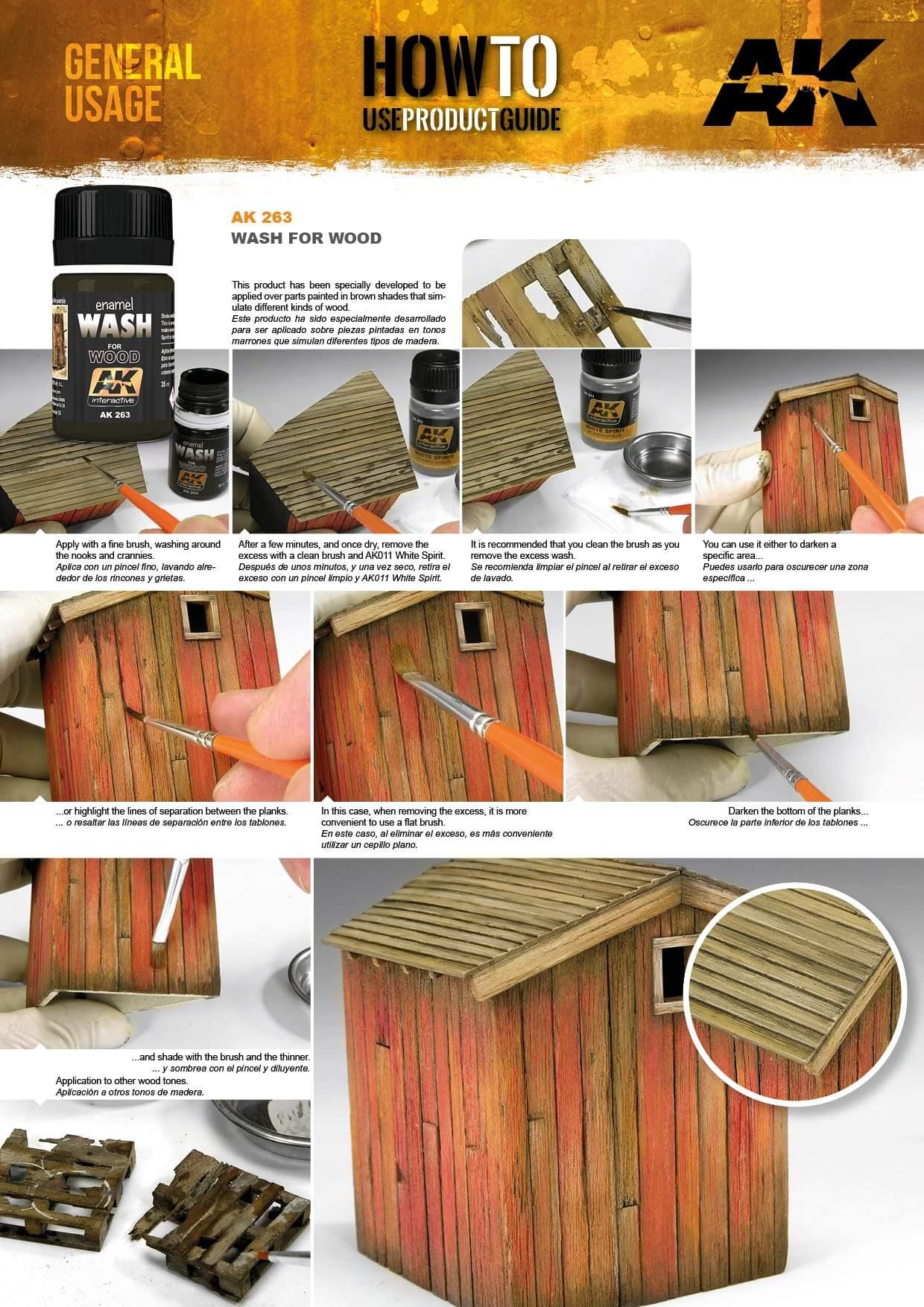 AK Interactive Wash for Wood 35ml - Hobby Heaven