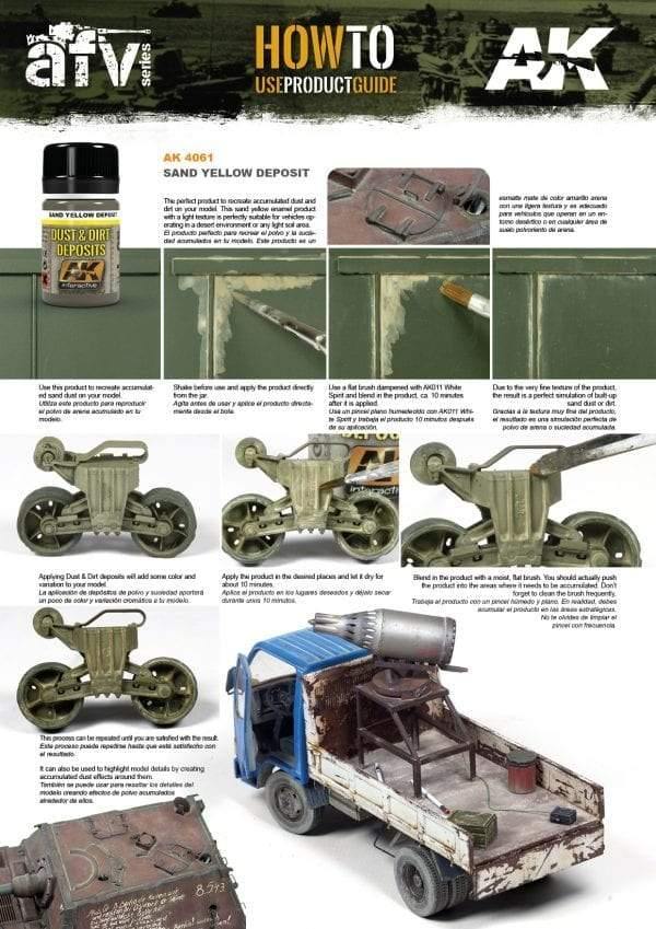 AK Interactive Sand Yellow Deposit 35ml - Hobby Heaven