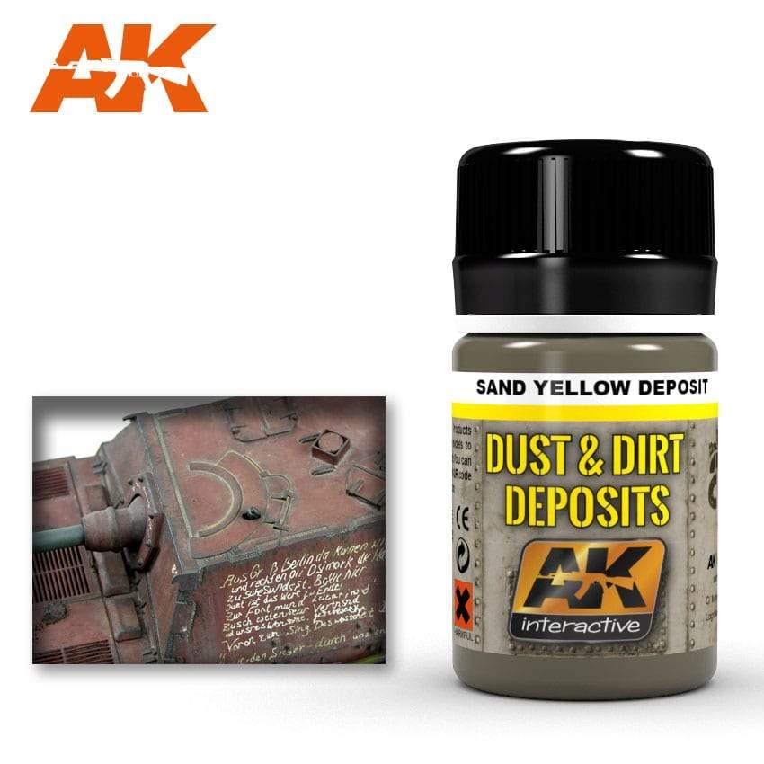 AK Interactive Sand Yellow Deposit 35ml - Hobby Heaven