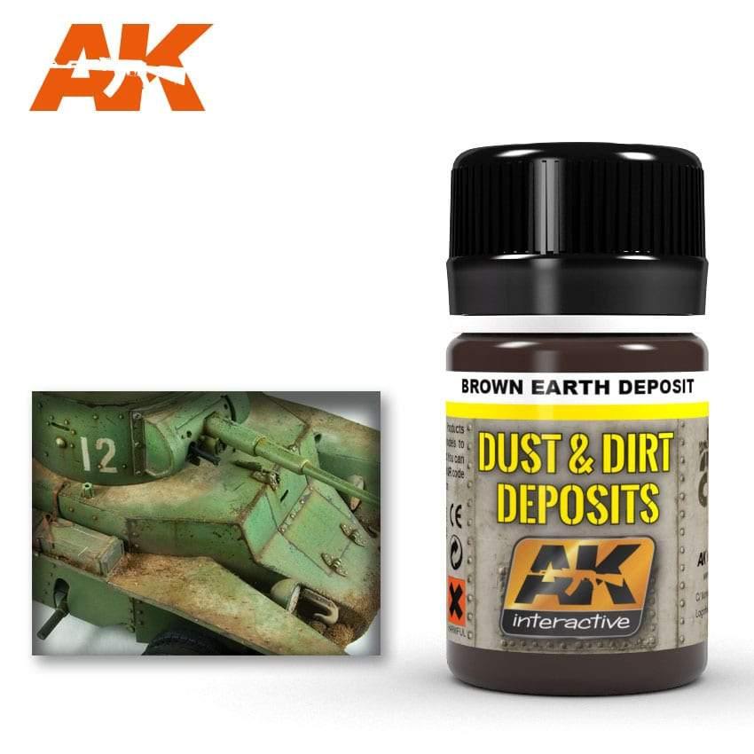 AK Interactive Brown Earth Deposit 35ml - Hobby Heaven