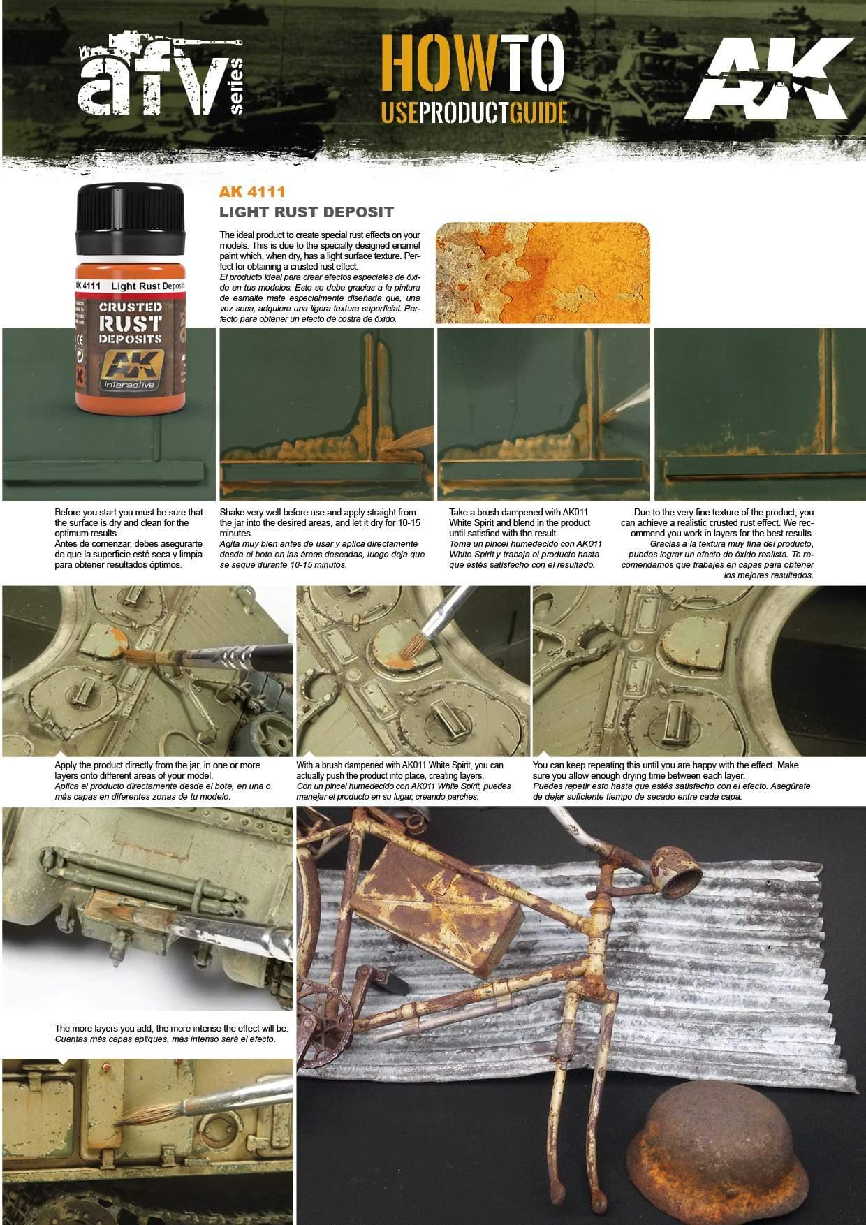AK Interactive Light Rust Deposit 35ml - Hobby Heaven