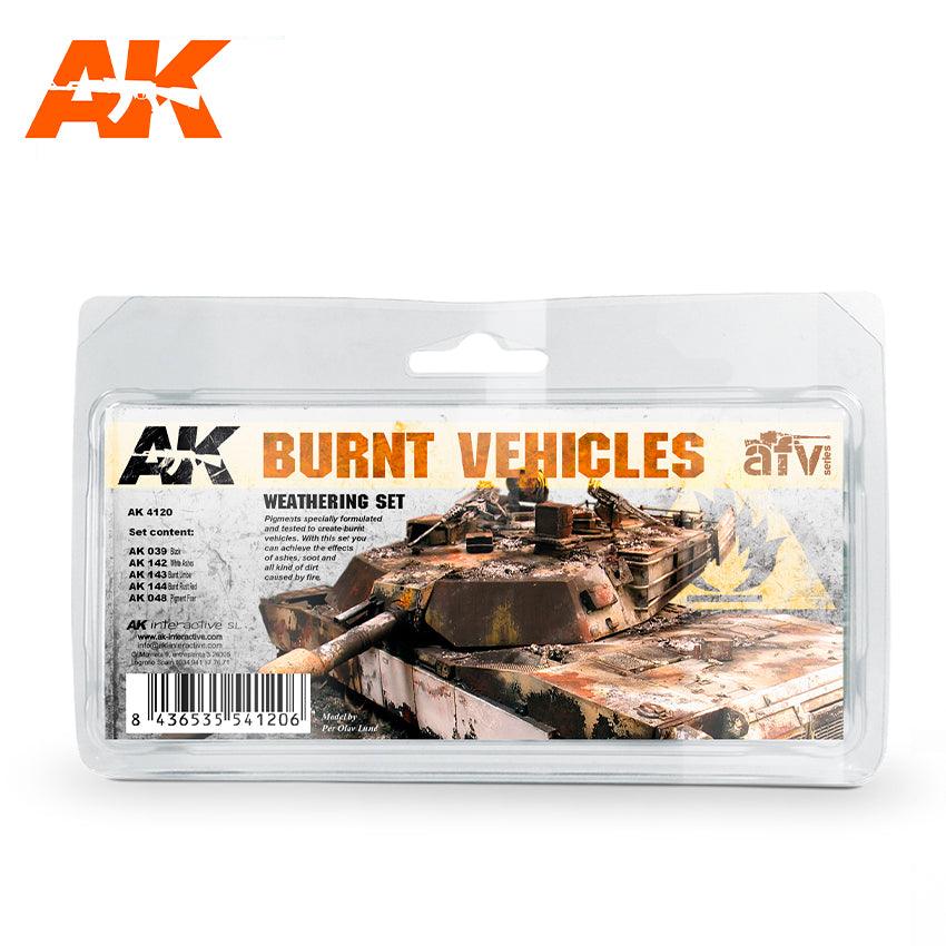 AK Interactive BURNT VEHICLES SET AK4120 - Hobby Heaven
