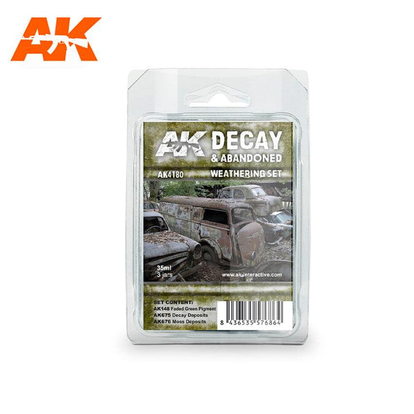 AK Interactive DECAY & ABANDONED WEATHERING SET AK4180 - Hobby Heaven