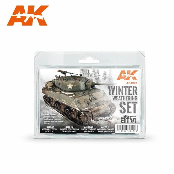 AK Interactive WINTER WEATHERING SET AK4270 - Hobby Heaven