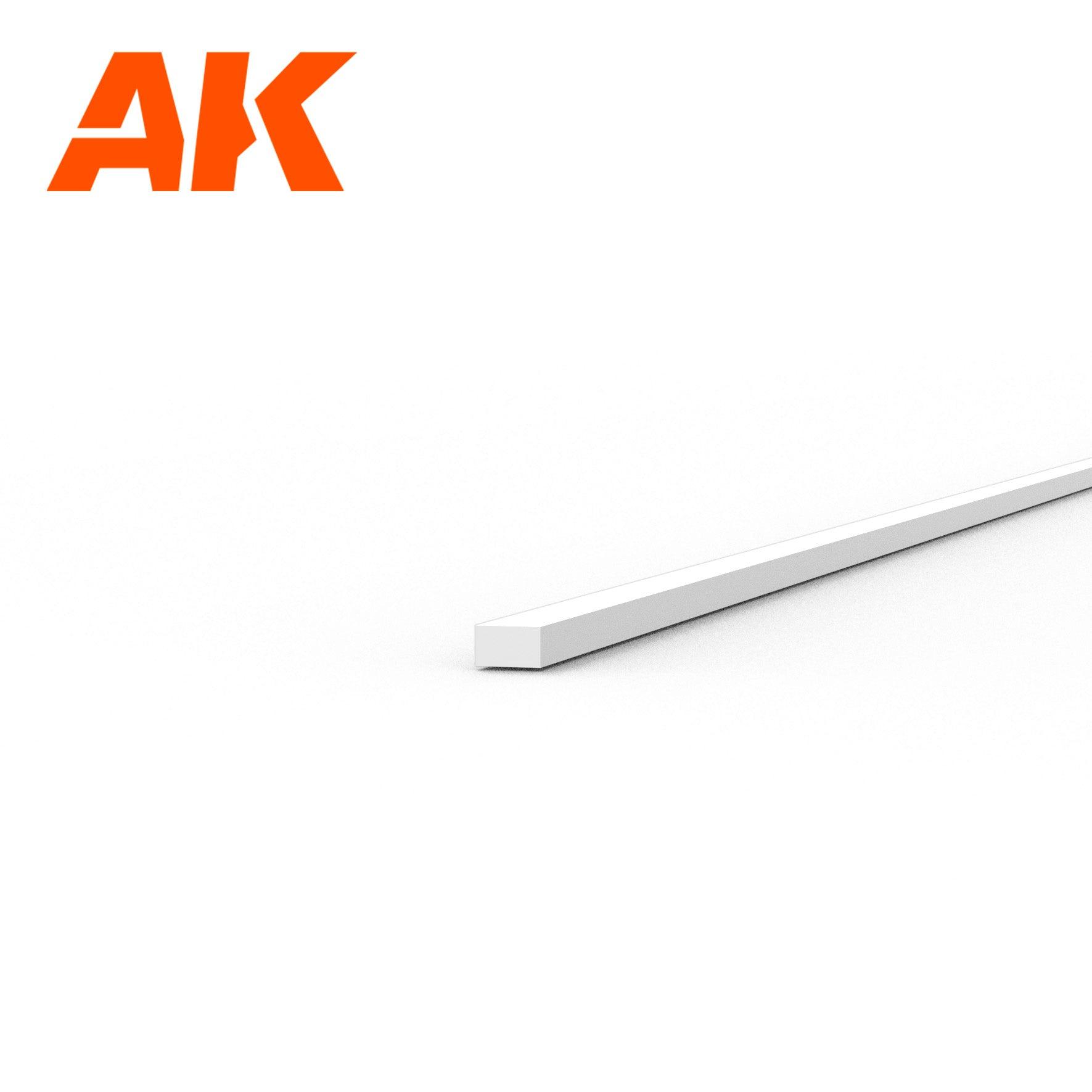 Ak Interactive Styrene Strips 0.30 X 0.50 X 350MM (10 pcs) AK6501 - Hobby Heaven