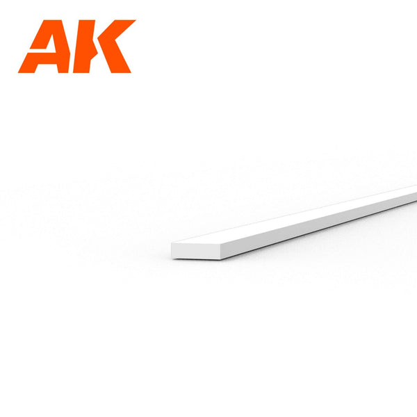 Ak Interactive Styrene Strips 0.30 X 1.00 X 350MM (10 pcs) AK6502 - Hobby Heaven