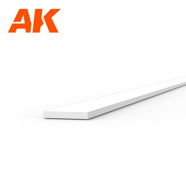 Ak Interactive Styrene Strips 0.30 X 2.00 X 350MM (10 pcs) AK6503 - Hobby Heaven