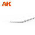Ak Interactive Styrene Strips 0.30 X 3.00 X 350MM (10 pcs) AK6504 - Hobby Heaven