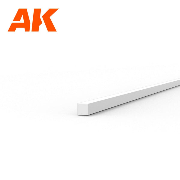 Ak Interactive Styrene Strips 0.50 X 0.50 X 350MM (10 pcs) AK6507 - Hobby Heaven