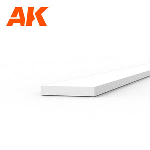 Ak Interactive Styrene Strips 0.50 X 3.00 X 350MM (10 pcs) AK6510 - Hobby Heaven