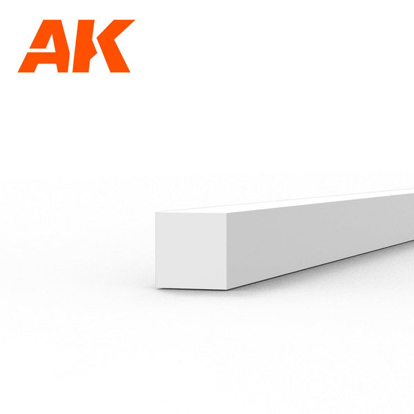 Ak Interactive Styrene Strips 1.50 X 1.50 X 350MM (10 pcs) AK6524 - Hobby Heaven