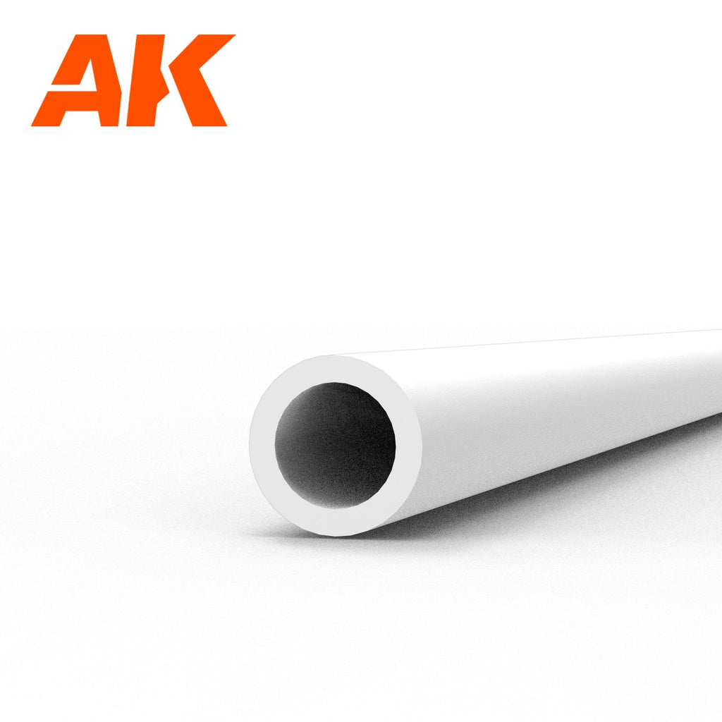 Ak Interactive Styrene Hollow Tube 2.00 Diam X 350MM (6pcs) AK6542 - Hobby Heaven