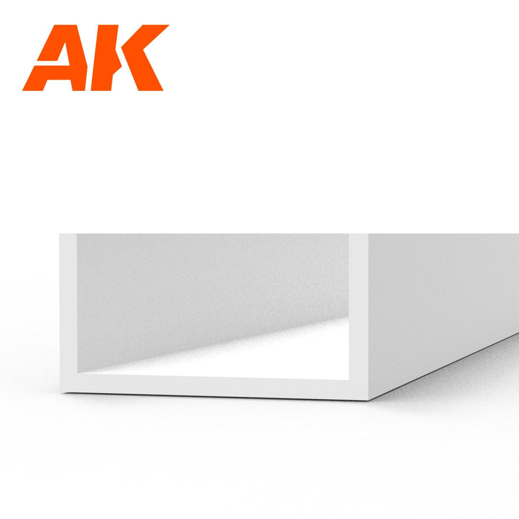 Ak Interactive Styrene U Channel 5.0 WIDTH X 350MM (3pcs) AK6557 - Hobby Heaven