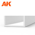 Ak Interactive Styrene U Channel 5.0 WIDTH X 350MM (3pcs) AK6557 - Hobby Heaven