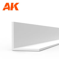 Ak Interactive Styrene Angle 4.0 X 4.0 X 350MM (3pcs) AK6562 - Hobby Heaven
