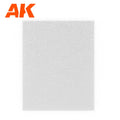AK6583 water sheet: clear acrylic moulded in broad rounded ripples, visibly coarser than AK's fine water pattern