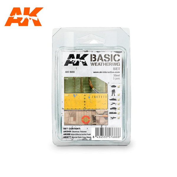 AK Interactive BASIC WEATHERING SET AK688 - Hobby Heaven