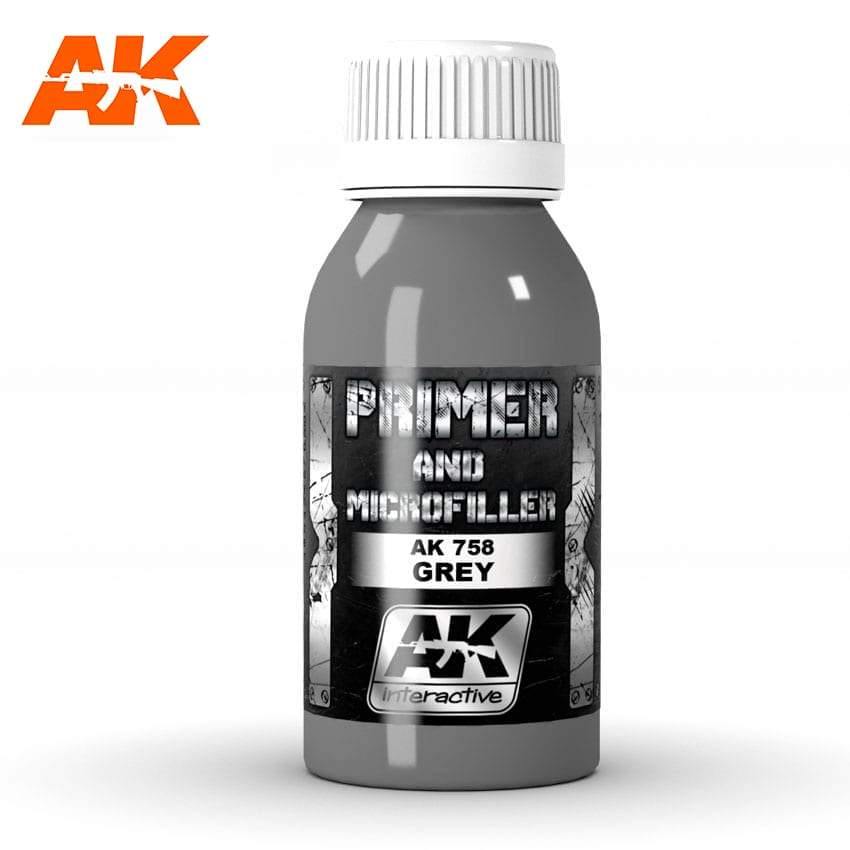 AK Interactive Grey Primer and Microfiller - Hobby Heaven
