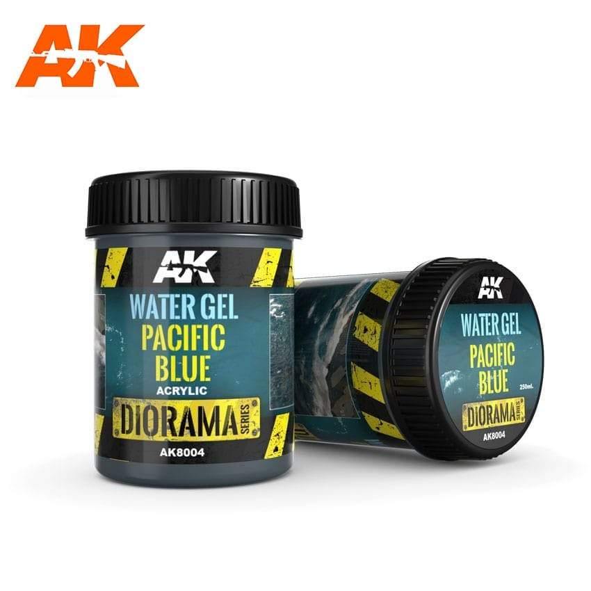 AK Interactive Water Gel Pacyfic Blue 250ml Diorama Effects - Hobby Heaven