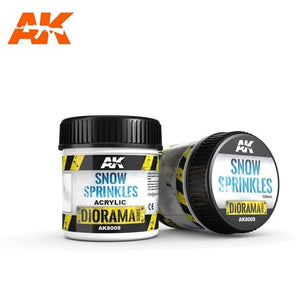 AK Interactive Snow Sprinkles 100ml (Acrylic) Diorama Effects - Hobby Heaven