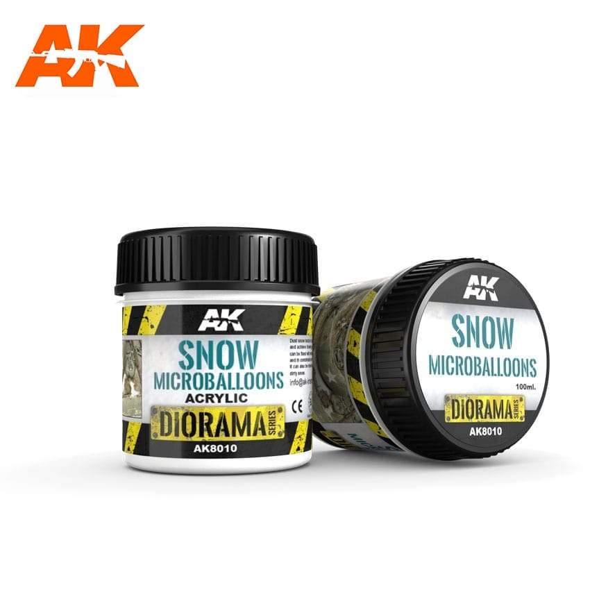 AK Interactive Snow Microballoons 100ml Diorama Effects - Hobby Heaven