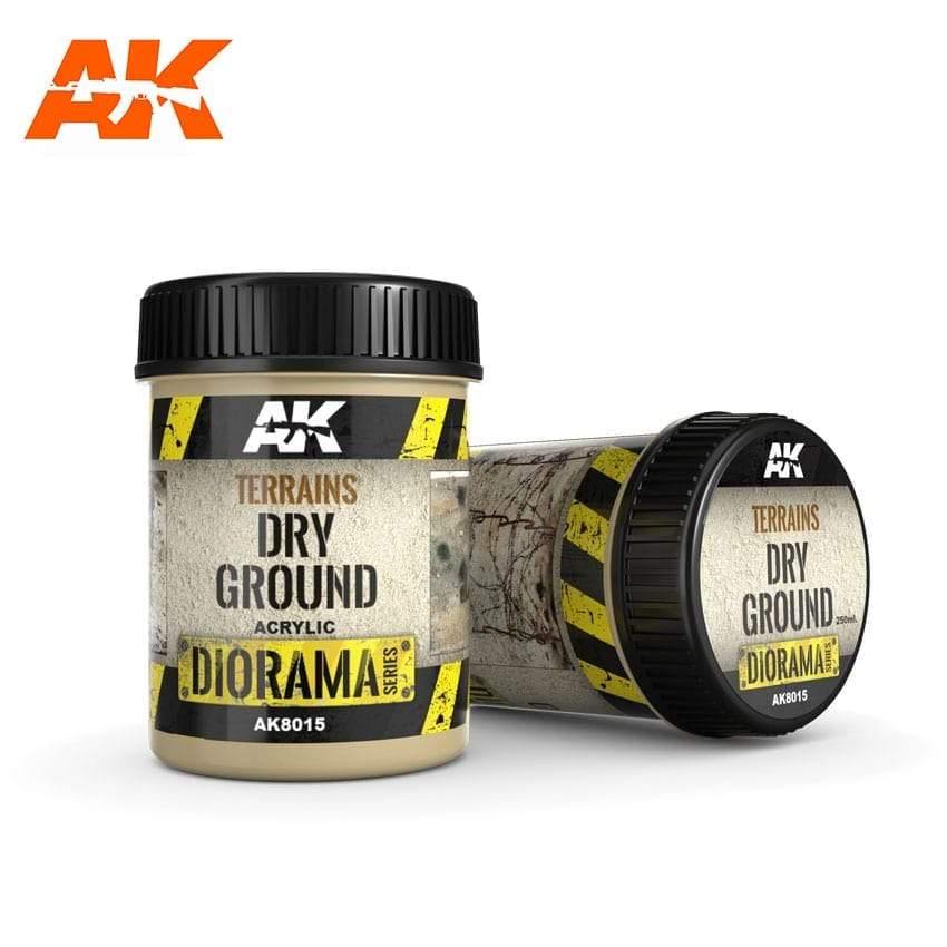 AK Interactive Dry Ground 250ml Diorama Effects - Hobby Heaven