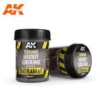 AK Interactive Muddy Ground 250ml (Acrylic) Diorama Effects - Hobby Heaven