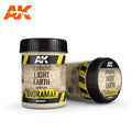 AK Interactive Terrains Light Earth 250ml (Acrylic) Diorama Effects - Hobby Heaven
