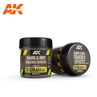 AK Interactive Dark & Dry Crackle Effects 100ml (Acrylic) Diorama Effects - Hobby Heaven