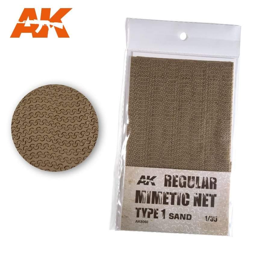 AK Interactive CAMOUFLAGE NET SAND TYPE 1 - Hobby Heaven