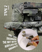 AK Interactive CAMOUFLAGE NET BROWN TYPE 2 - Hobby Heaven