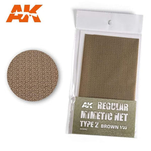 AK Interactive CAMOUFLAGE NET BROWN TYPE 2 - Hobby Heaven