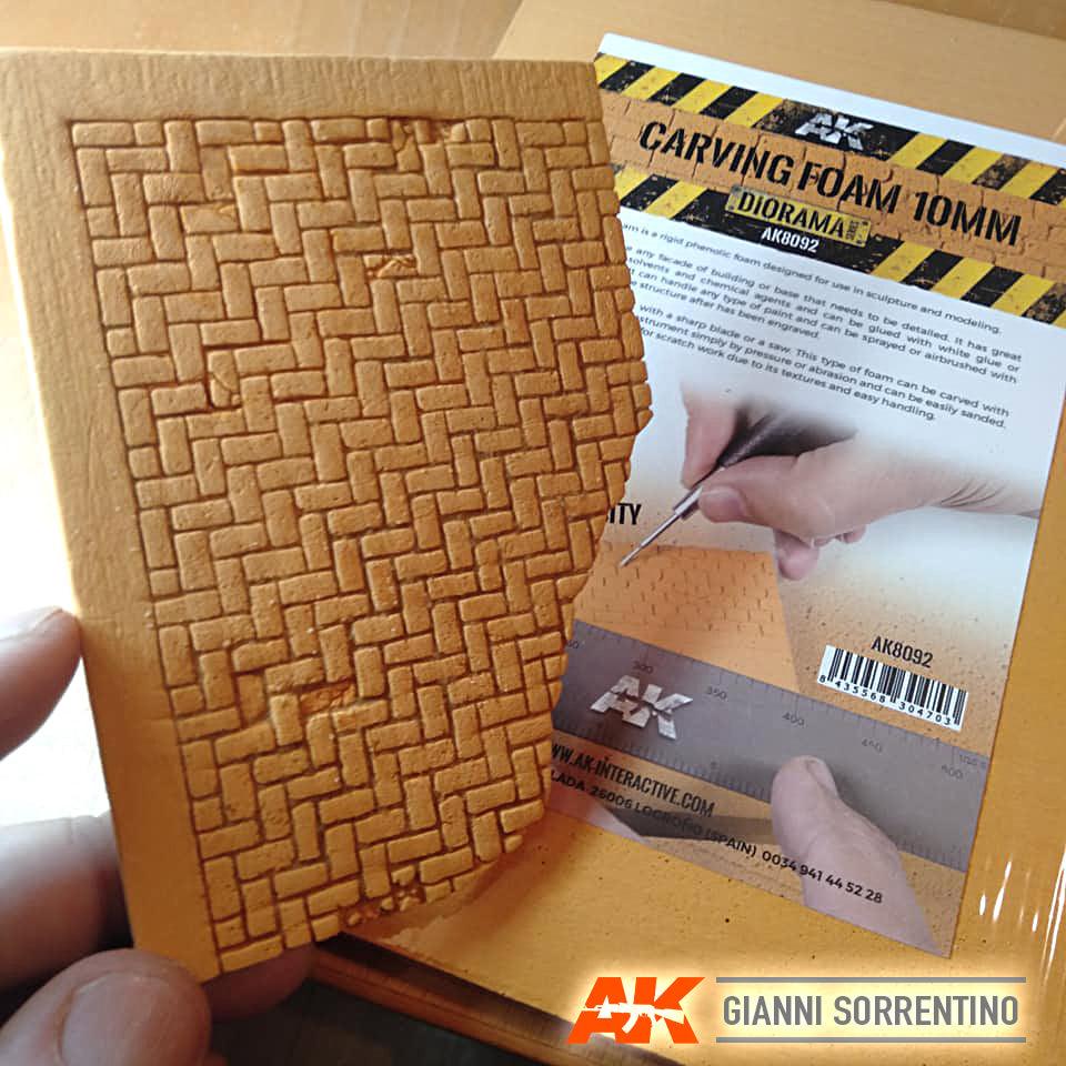 AK Interactive CARVING FOAM 10MM A5 SIZE (228 x 152 MM) AK8092 - Hobby Heaven