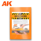 AK Interactive CARVING FOAM 10MM A4 SIZE (305 x 228 MM) AK8094 - Hobby Heaven