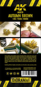 AK Interactive Autumn Brown Shrubberies Diorama Basing AK8170 - Hobby Heaven