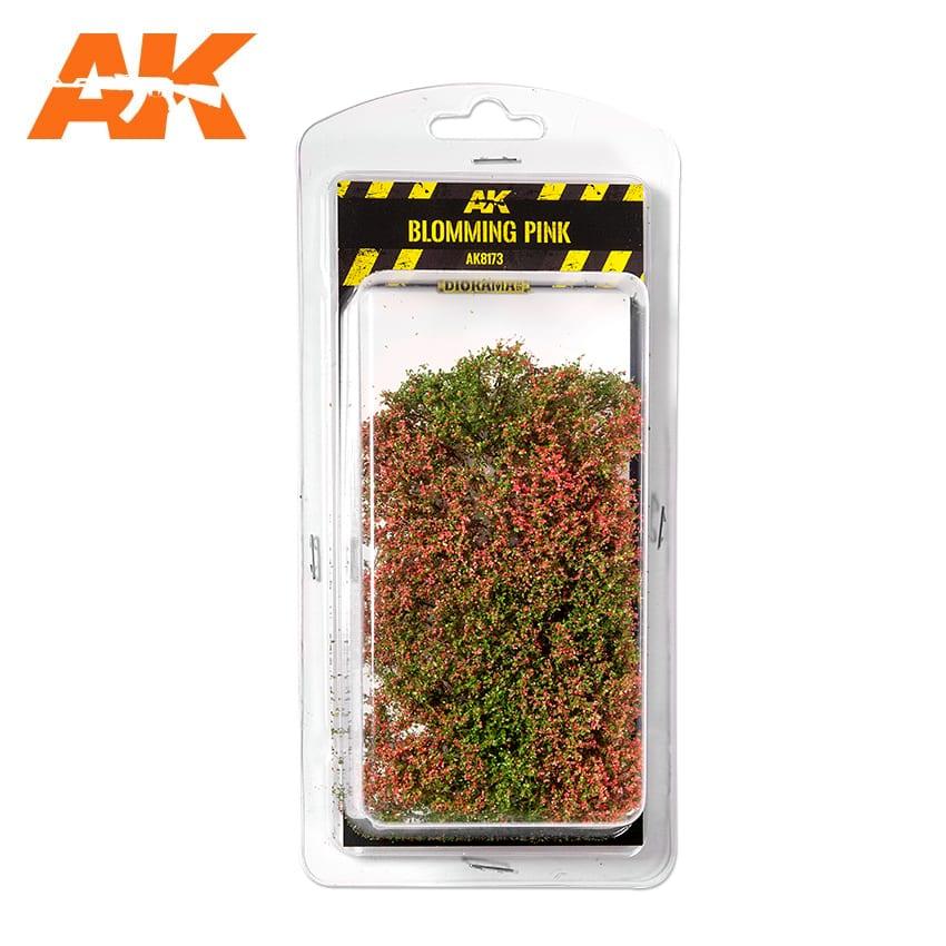 AK Interactive Blomming Pink Shrubberies Diorama Basing AK8173 - Hobby Heaven