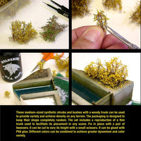 AK Interactive Blomming Yellow Shrubberies Diorama Basing AK8175 - Hobby Heaven