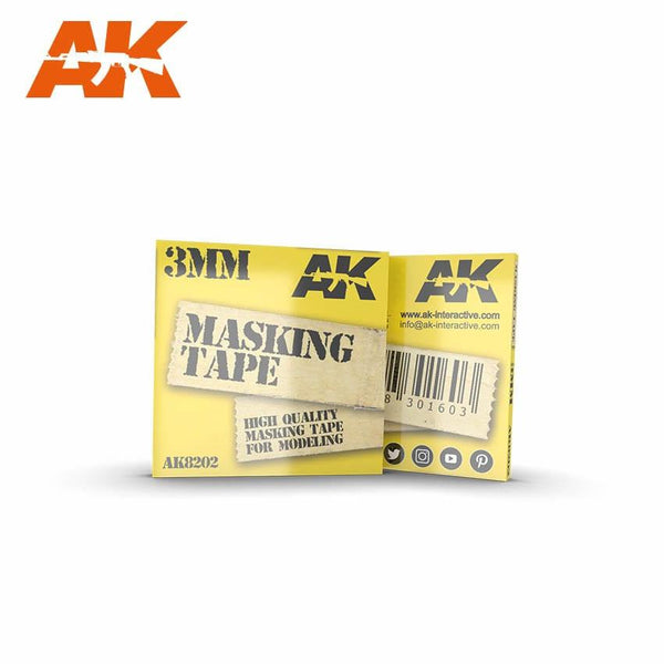 AK Interactive Masking Tape 3mm AK8202 - Hobby Heaven