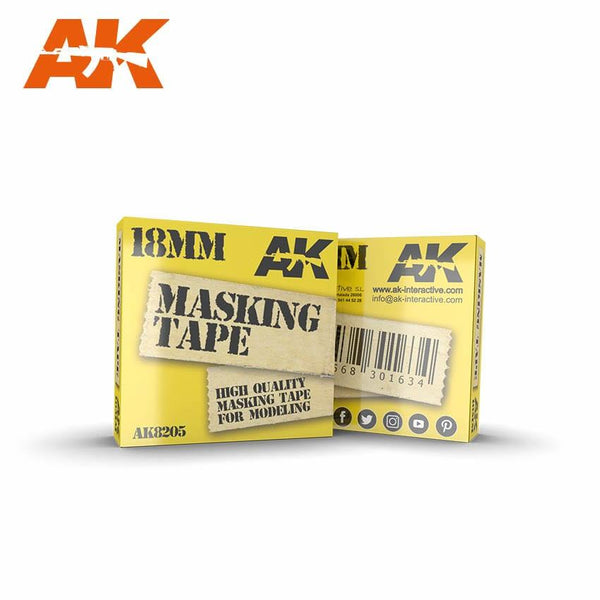 AK Interactive Masking Tape 18mm AK8205 - Hobby Heaven