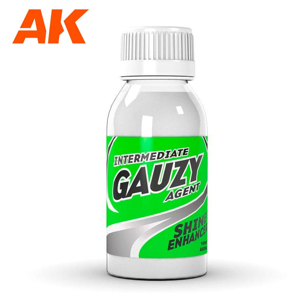 AK Interactive Intermediate Gauzy Agent Shine Enhancer 100ml AK894 - Hobby Heaven