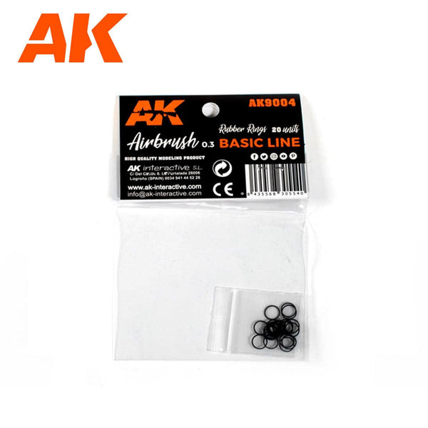 AK Interactive Small Rubber Seams Airbrush Basic Line AK9004 - Hobby Heaven