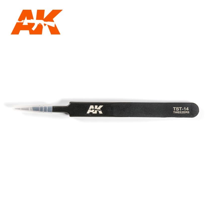 AK Interactive Precise Straight Tweezers - Hobby Heaven