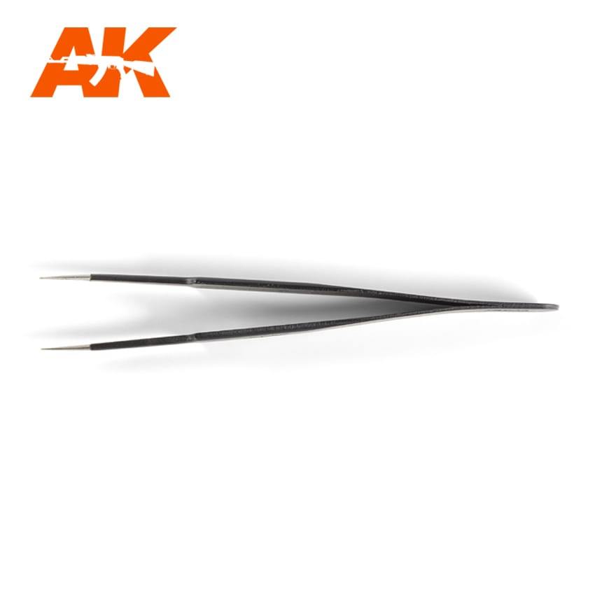 AK Interactive Precise Straight Tweezers - Hobby Heaven