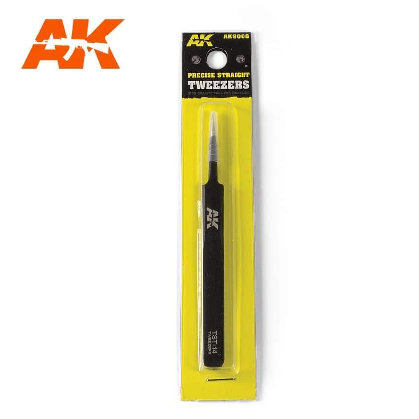 AK Interactive Precise Straight Tweezers - Hobby Heaven