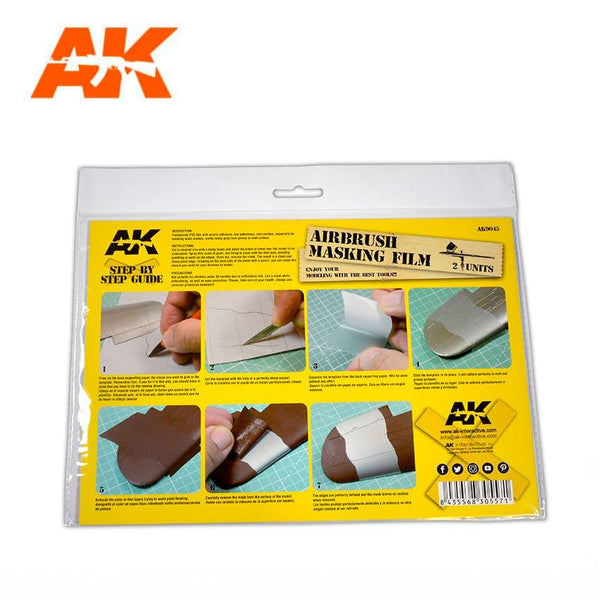 AK Interactive Airbrush Masking Film 2pcs A4 Sheet AK9045 - Hobby Heaven